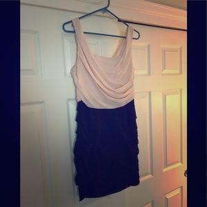 Blush and black dress from Express!